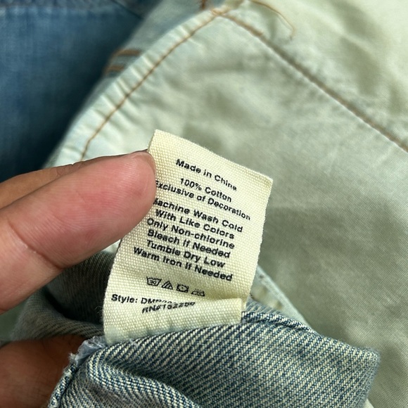 Avec Les Filles | Follow Me Embroidered Cotton Longline Denim Jacket - Picture 9 of 12